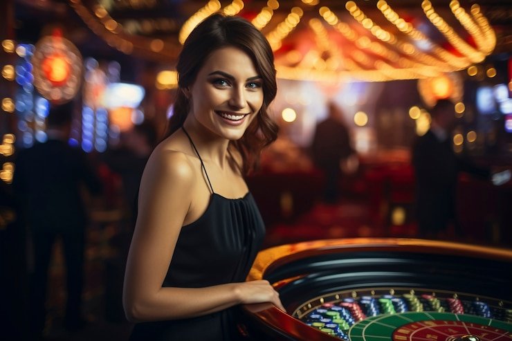Roulette wheel and betting layout